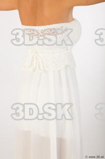 Upper body white dress of Leah 0005